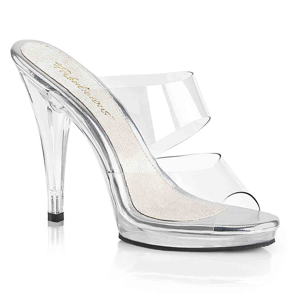 Fabulicious - FLAIR402 Mules with heel - Transparent Product image